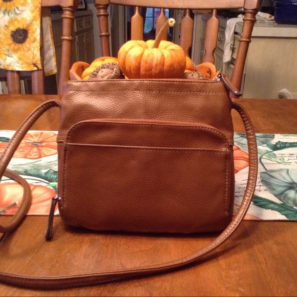 Tignanello Bags Tignanello Tan Crossbody Bag Poshmark
